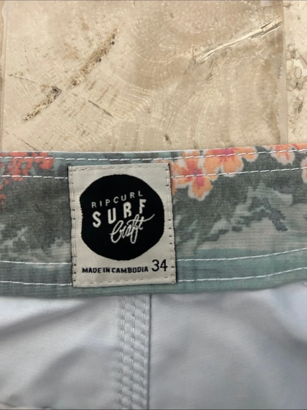 RIP CURL Statepark Mens Boardshorts (surf craft) Multicolor Stripes Size 34